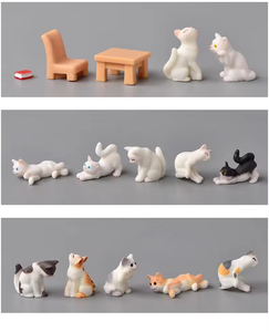Mini Figuras Realistas <span class=keywords><strong>de</strong></span> Gatos, Juego <span class=keywords><strong>de</strong></span> Juguetes, Micropaisaje para el Hogar, Manualidades <span class=keywords><strong>de</strong></span> Resina <span class=keywords><strong>de</strong></span> <span class=keywords><strong>Gatitos</strong></span>, Decoración para Pasteles, Accesorios para Jardín <span class=keywords><strong>de</strong></span> Hadas - Product Image 4