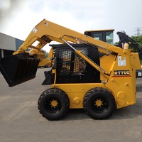 Loader Skid Steer Mini XCM XC7-SR04 Cina 0.17m3 dengan Hammer untuk Konstruksi