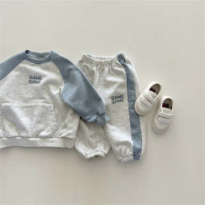 <span class=keywords><strong>ชุด</strong></span>เสื้อผ้า<span class=keywords><strong>เด็ก</strong></span>2ชิ้น<span class=keywords><strong>ชุด</strong></span>วอร์มใส่ได้ทั้งชายและหญิงชุดผ้าฝ้ายเย็บต่อกันสำหรับฤดูใบไม้ร่วงฤดูหนาว - Product Image 6