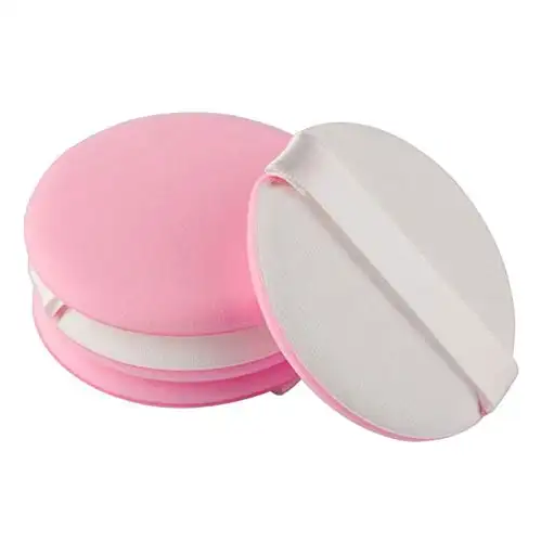 Non Latex Nude Blue Round Square Custom Logo Soft Air Cushion Mini Makeup Puff Cosmetic Puff