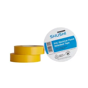 Shushi Pvc Electrical Tape Log Roll Vde Approval Ss1993-01 Multi Colour Electrical Insulation Pvc Tape 10m 20m 30ft 60ft