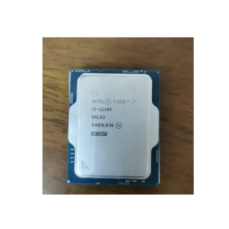 इंटेल क्वाड कोर i3-12100 3.3GHz 12MB LGA1700 12वीं पीढ़ी। सीपीयू प्रोसेसर SRL62