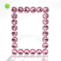 Cadre photo personnalisé en acrylique avec strass, décor diamant rose, cadre photo de bureau, OEM ODM, cadeau pour la maison ou un mariage
