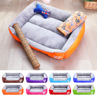 Lit de luxe doux en peluche pour animaux de compagnie chaud Durable lavable anti-dérapant chien chat canapé nid confortable lit apaisant pour moyen grand