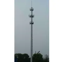 Самонесущая трубчатая башня оцинкованная антенная стойка