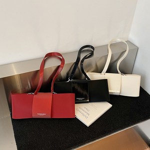 <strong>Red</strong> New Popular Classic Pu Leather Women's Tote Bag Luxury Design Tote Bag High Quality Factory Design <strong>Handbags</strong> - Product Image 2