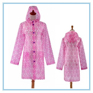 Impermeable Transparente Personalizado <span class=keywords><strong>para</strong></span> <span class=keywords><strong>Mujer</strong></span>, Talla Adulto, Ligero, Simple, <span class=keywords><strong>de</strong></span> TPU Degradable, con Estampado Completo, con Capucha y Bolsillos - Product Image 3