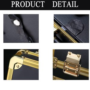 Estuche de Transporte para Barberos, Estuche Portátil de Lujo para Máquinas de Cortar Cabello y Accesorios, Organizador Profesional de Doble Capa para Barberos - Product Image 3