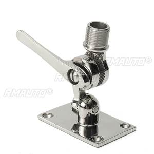 Support de base réglable à double axe pour antenne VHF marine en acier inoxydable 316 pour bateaux - Product Image 3