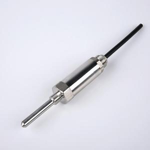 เครื่องส่งสัญญาณอุณหภูมิแบบรวมในตัว หัววัดสแตนเลส สายเคเบิลแบบตรง <span class=keywords><strong>PT100</strong></span> 4-20mA มาตรฐาน IP68 พร้อมระบบแจ้งเตือนอุณหภูมิสูง ตัวเครื่องอะลูมิเนียม - Product Image 2