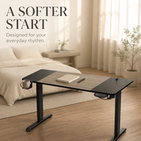 Table élévatrice AOR avec placage en bois massif motif pierre noire et mémoire de positionnement, plusieurs couleurs au choix, vente en gros usine