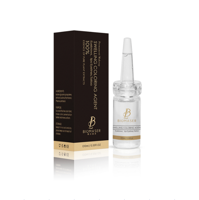 High Quality 10ml Biomaser Semi Permanent Makeup Eyebrow Swelling Coloring Agent