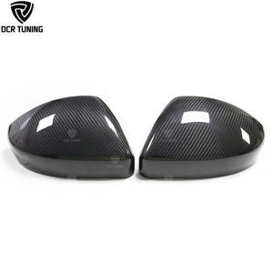 Cubierta de espejo retrovisor de fibra de carbono para coche, accesorio para Land Rover, <span class=keywords><strong>Range</strong></span> Rover, <span class=keywords><strong>Evoque</strong></span>/Discovery, Freelander, Jaguar f-pace, 2014 + - Product Image 2