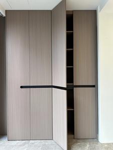 Armadio Guardaroba Moderno Tradizionale Europeo in Melamina Pieghevole da Parete Regolabile per Camera da Letto, Mobile Contenitore per la Casa - Product Image 6