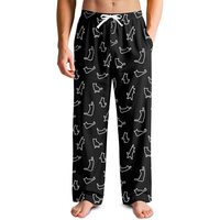 Pyjamas en gros, vêtements de nuit élégants, pantalons de nuit longs unisexes, taille personnalisée, design sur mesure, tailles mixtes