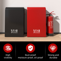 Boîtes de rangement pour extincteurs portables, flexibles, durables, recyclables, en acier inoxydable, certifiées ISO9001 CE