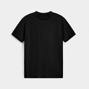 T-shirts pour hommes en jersey 100% coton, faible MOQ, meilleure qualité, respirants, manches courtes, dernier style, 220g - Product Image 5