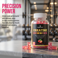 Aeglewell OEM Private Label Pré-entraînement Créatine HCL Gummies Créatine Hydratée HCL Gummy pour la Croissance Musculaire