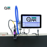 10Inch Automatische Industriële Cij Inkjet Printer Online Datum Codering Logo Drukmachine Voor Gtin Nummer Afdrukken