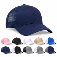 Casquette Trucker 6 Panneaux Personnalisable avec Logo, Dos en Maille, Broderie, Fermeture Snapback, Respirante, Vente en Gros, pour Sports de Plein Air