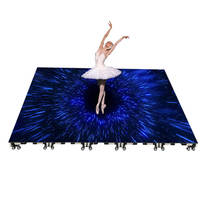 Écran vidéo de sol LED interactif, P3.9, P4.8, P5.2, P6.25, écran de danse, d'intérieur et d'extérieur, de haute qualité, pour boîte de nuit, Disco