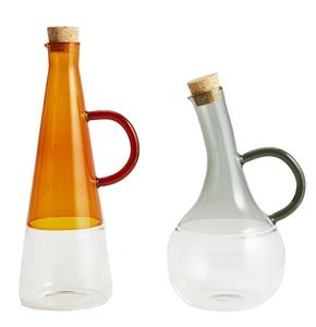 Botella dispensadora <span class=keywords><strong>de</strong></span> <span class=keywords><strong>aceite</strong></span> <span class=keywords><strong>de</strong></span> vidrio, <span class=keywords><strong>aceite</strong></span> <span class=keywords><strong>de</strong></span> salsa, vinagre, multicolor, personalizada, venta al por mayor - Product Image 1