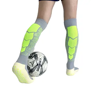 Calzini da calcio personalizzati all'ingrosso calze da calcio in cotone di alta qualità Design sportivo con stampa per bambini alta stile sudore