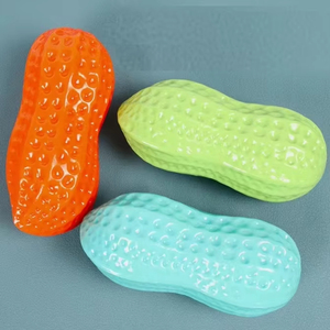 Juguetes Masticables de Goma para Perros Pequeños, Material Seguro, Fáciles de Limpiar, Juguetes Chirriantes con Forma de Cacahuete para Perros de Todos los Tamaños, Venta al por Mayor - Product Image 6