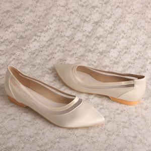 Bridal <strong>Flat</strong> Shoes <strong>Pointed</strong> <strong>Toe</strong> - Product Image 3