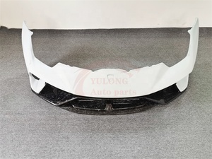Kit de carrosserie de lèvre avant de pare-chocs avant en demi-fibre de carbone forgée de Style Performance pour Kit de carrosserie <span class=keywords><strong>Lambo</strong></span> Huracan LP610 LP580 - Product Image 2