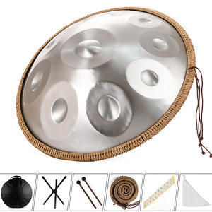 Tambours à disque à main <span class=keywords><strong>Handpan</strong></span> de qualité professionnelle Disque à main 440 Hz 432 Hz Instruments à tambour éthérés vente en gros transfrontalière - Product Image 3