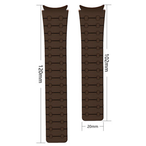 Bracelet en silicone magnétique pour <span class=keywords><strong>Samsung</strong></span> Watch 6 5 <span class=keywords><strong>4</strong></span> 40 mm 44 mm, sans espaces, conception à ajustement rapide pour le sport, la course à pied, l'utilisation quotidienne de la montre intelligente - Product Image 5