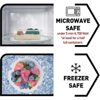 WISHOME Vente en gros de 24 contenants alimentaires en plastique hermétiques sans BPA, boîtes de rangement pour céréales, ensembles de contenants alimentaires avec couvercle anti-fuite
