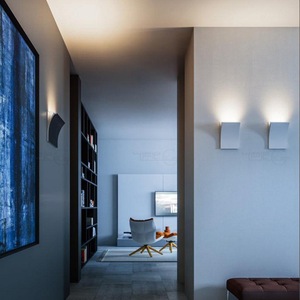 Book Shaped Wall Lamp Led E27 Switch Control For Bedroom <b>Corridor</b> Study Room Modern Minimalist Design White And Black - Product Image 1