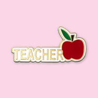 Personnalisé Plaqué Or Fruit Pomme pour Épinglette Journée De L'enseignant Cadeaux Promotionnels Dur Doux Émail Métal Artisanat Badge Accessoires