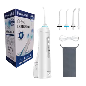 Irrigador bucal dental portátil de alta presión, hilo dental de agua para dientes
