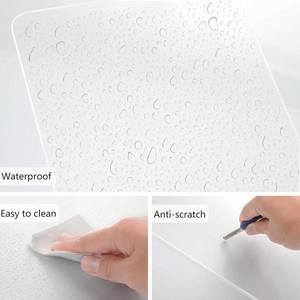 カスタム 三玖 ガラスゲーミングマウスパッド 42x49 ロゴ入り Eスポーツ PU/シリコン裏面 ゲーミングガラスマウスパッド - Product Image 3