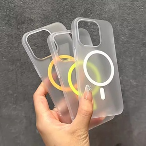 เคสโทรศัพท์มือถือเรืองแสงแบบแม่เหล็กไร้สาย  ฝาหลังใสแบบด้าน สำหรับ iPhone 16 15 14 13 Pro Max - Product Image 5