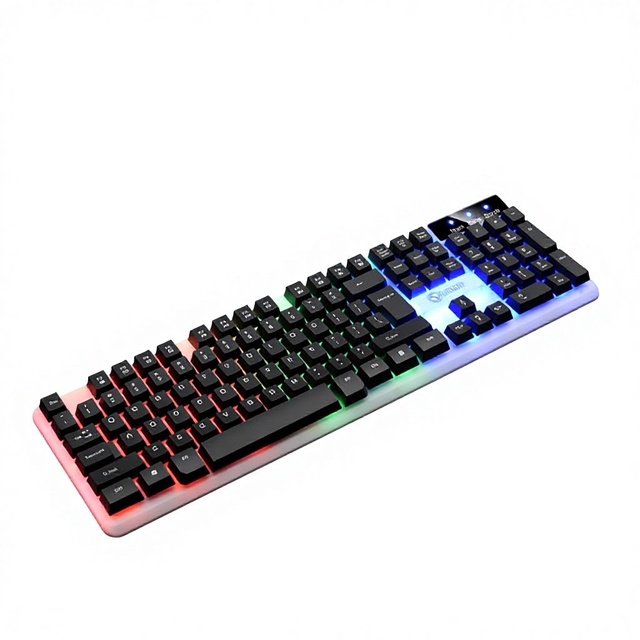 Limei TX35 Backlit Wired Keyboard with Suspended Feel for Home Gaming PCs Business Office Desktop Use Via USB