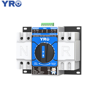 Commutateur de transfert automatique YRO 63A 2P pour générateur, contrôleur ATS, commutateur de commutation de source double, dispositif de commutation pour système solaire