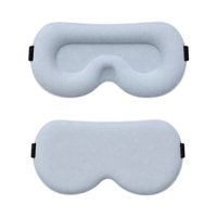 Masque de sommeil 3D profilé anti-lumière avec sangle élastique réglable pour les voyages, la maison et la sieste - Sans pression sur l'œil