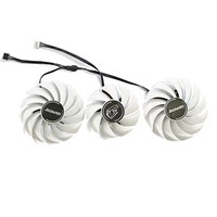 Ventilateur graphique 4 broches 88mm 75mm pour cartes graphiques colorées Geforce RTX 3080 3070 3060 Ti iGame Ultra OC White RTX3080 RTX3070