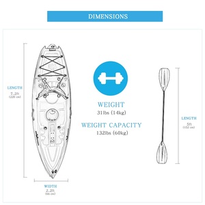 Bateau de pêche à <span class=keywords><strong>la</strong></span> mouche, accessoire pour Kayak, nouveauté, vente en gros - Product Image 6