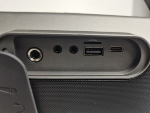 Balenald Tragbarer 120W Karaoke-Lautsprecher mit Kraftvollem Bass und 2 Mikrofonen, unterstützt TF-Karte & AUX für Computer & Partys - Product Image 5