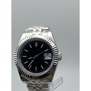 <b>Automatic</b> Men's Business Formal Stainless Steel <b>Wristwatch</b> with Sapphire Glass and NH35 Movement Mechanical Watch - Product Image 1