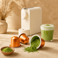 Capsules de Matcha Latte pour Barista à Domicile – Thé Vert Soyeux et Lisse en Dosettes Individuelles Compatibles avec les Machines à Expresso – Prix de Gros
