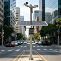 Sistema de Energía Solar de 200W con Batería LiFePO4 de 120Ah y MPPT para Cámara PTZ de Doble Espectro GNSS, Fuente de Alimentación de Video a Prueba de Agua IP66
