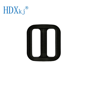 Hebilla de ajuste para correa trasera, accesorio para equipaje, cierre de plástico negro de tamaño pequeño de tres niveles - Product Image 1