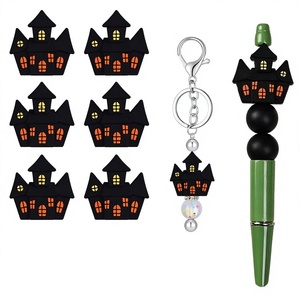 Halloween Series <b>Silicone</b> <b>Beads</b> Cross-Border 3D <b>Silicone</b> <b>Bead</b> Accessories DIY Party Decorations Stringing <b>Beads</b> Yiwu Wholesale - Product Image 1