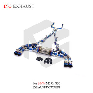 Ing Chất lượng cao hợp kim titan xả catback cho BMW m550i G30 4.4t với Muffler van tự động điều chỉnh kiệt sức hệ thống đường ống - Product Image 2